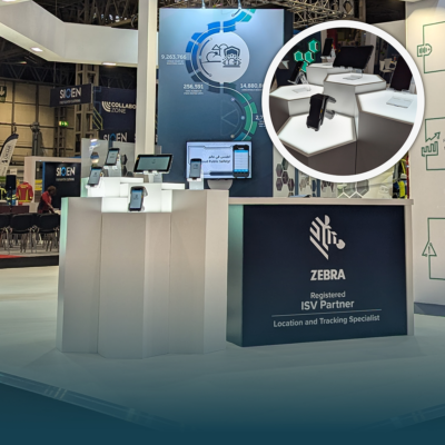 zebra technologies hardware section on the pro-cloud public safety stand at ess 2024